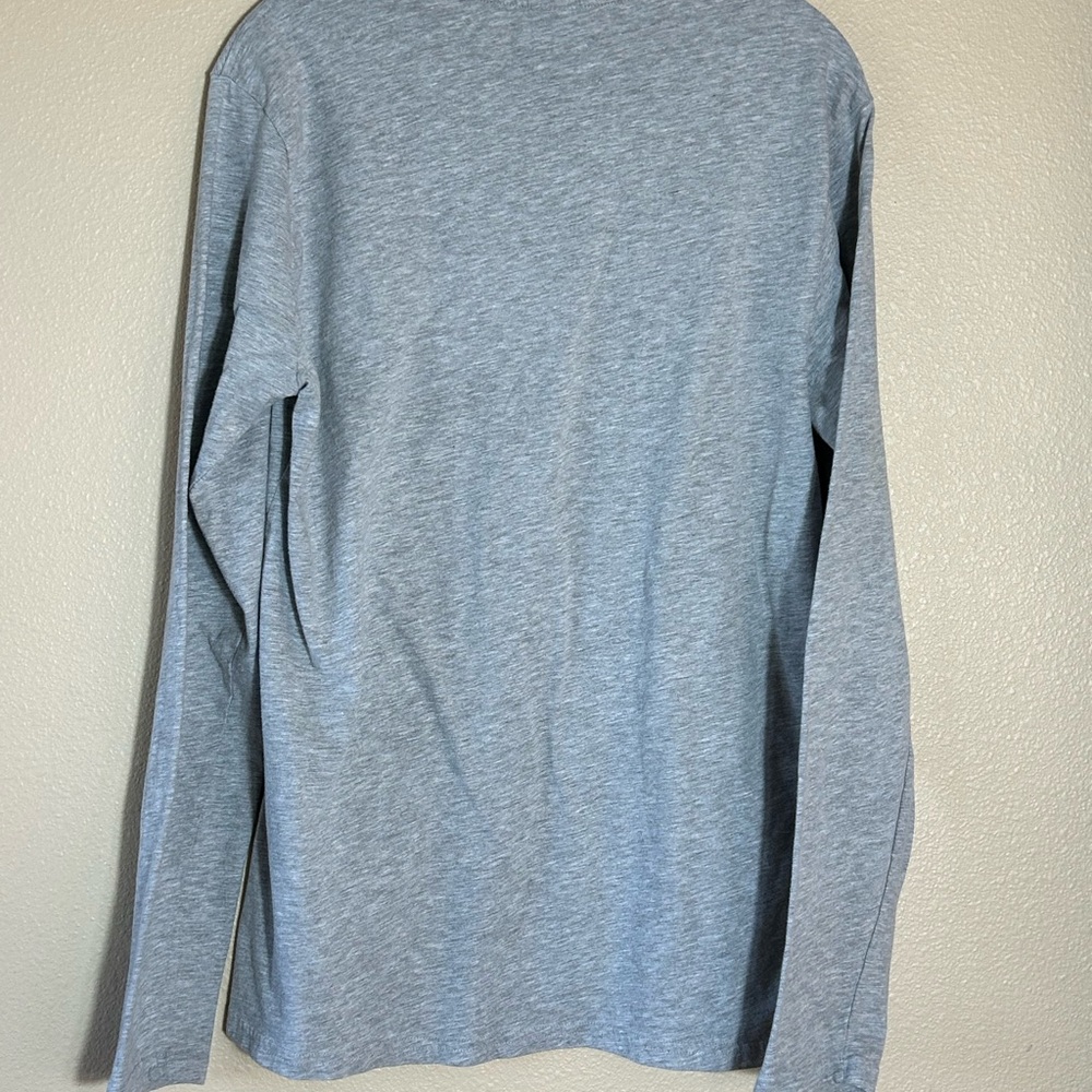 Oakley Mens Long Sleeve T-Shirt Gray Heather Graphic Crew Neck XL Regular Fit - Picture 6 of 7